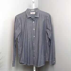 Original Penguin Heritage Slim Fit Striped Button-Up Shirt Size L